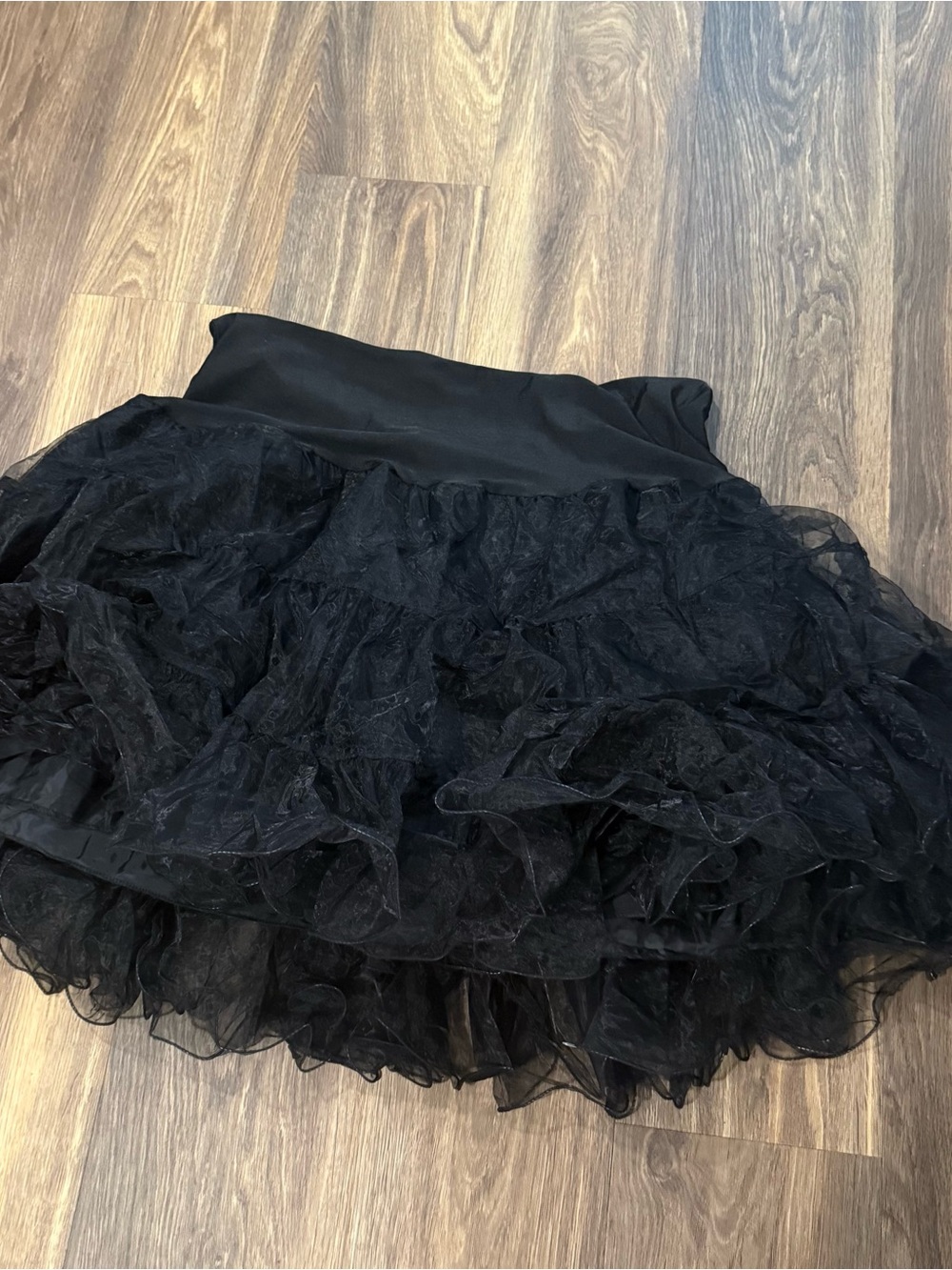 New Grace Karin Black Swing Net Mesh Tiered Petticoat Tutu Under Skirt Size 3X
